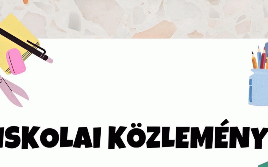 Iskolai Közlemény